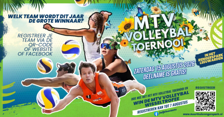 Inschrijven Volleybaltoernooi MTV Wijkfeest 2026